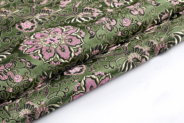 75 x 50cm brokade silke stof damask jacquard tøj kostume polstring møbler gardin tøj materiale patchwork: 3
