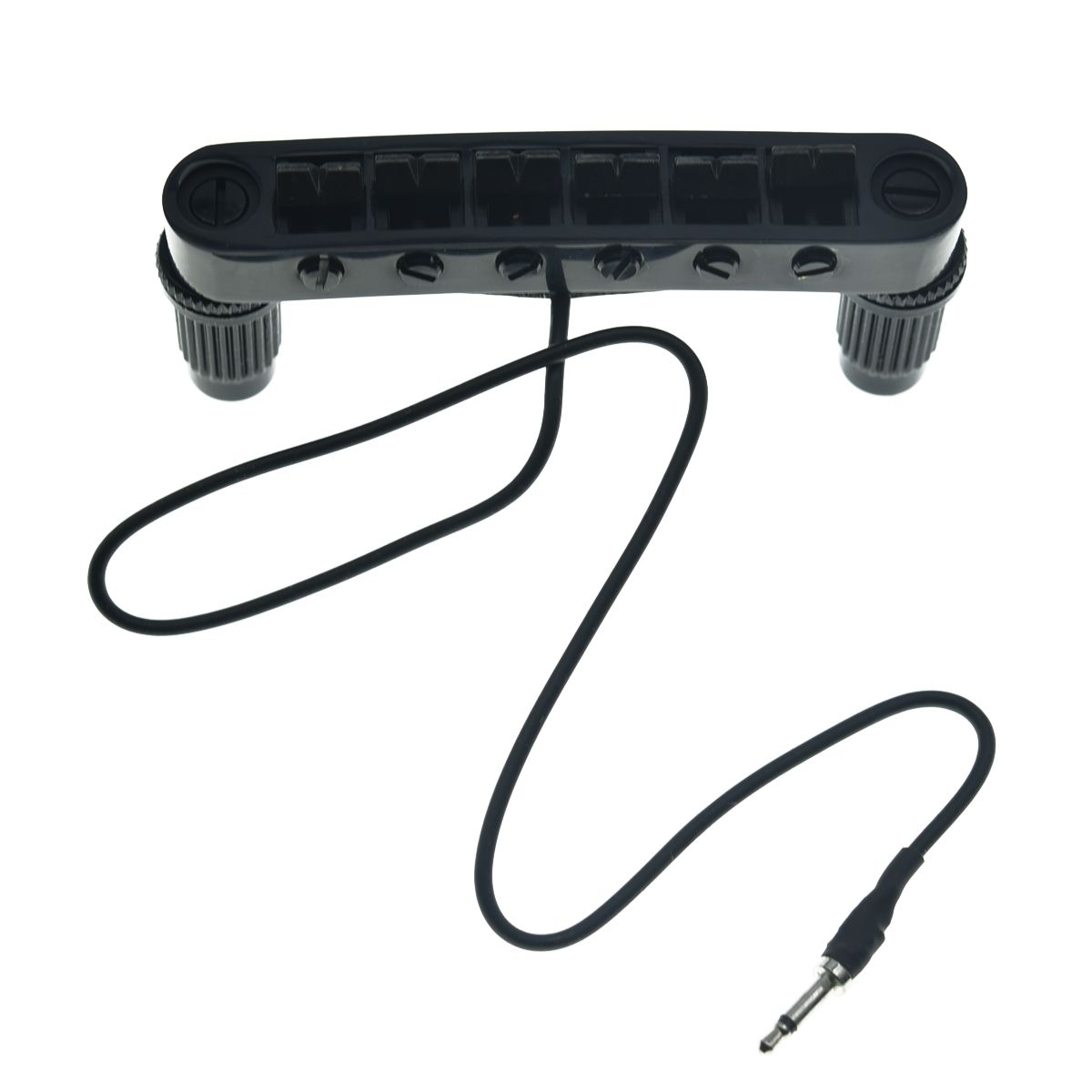Dopro Gitarre Tune-o-Matic Piezo Bridge Pickup LP Piezo Gitarre Bridge Pickup für Les Paul/SG/ES Chrom/Schwarz/Gold: WHITE