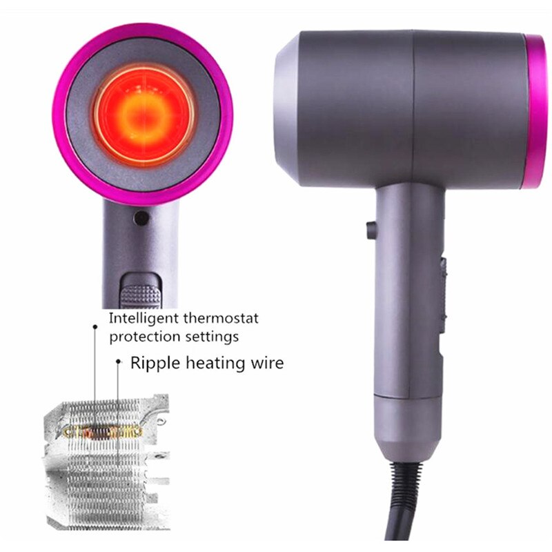 Hair Dryers & Cold Wind Hair Dryer Air Nozzle Blow Drier Beauty Salon Hair Drying Iron Hair Care Styling Tools
