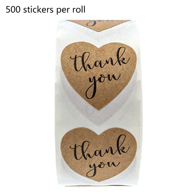 1000 Pieces Holographic Thank You Labels Stickers Sall Business Happy