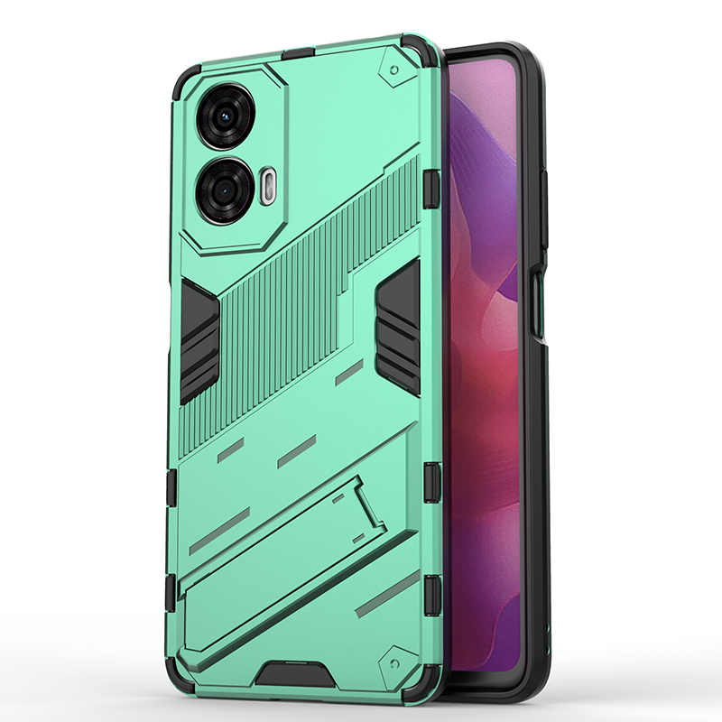 Funda a prueba de golpes para Motorola Moto G24 G04 G04S E14, carcasa protectora trasera para Moto G04 G 24 04S MotoG24, funda de teléfono: ABS / Azul cielo
