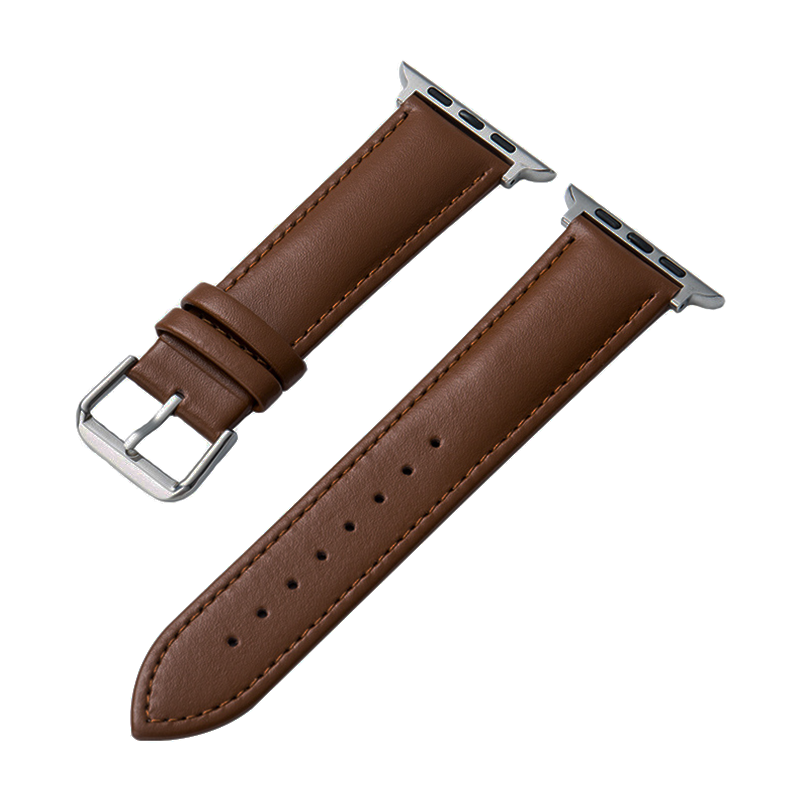 Zachte kalfsleren horlogeband voor Apple Watch Band Business Ultra 10 8 7 SE 6 5 4 3 2 9 Polsband 38 40 41 42 44 46 45 49 mm