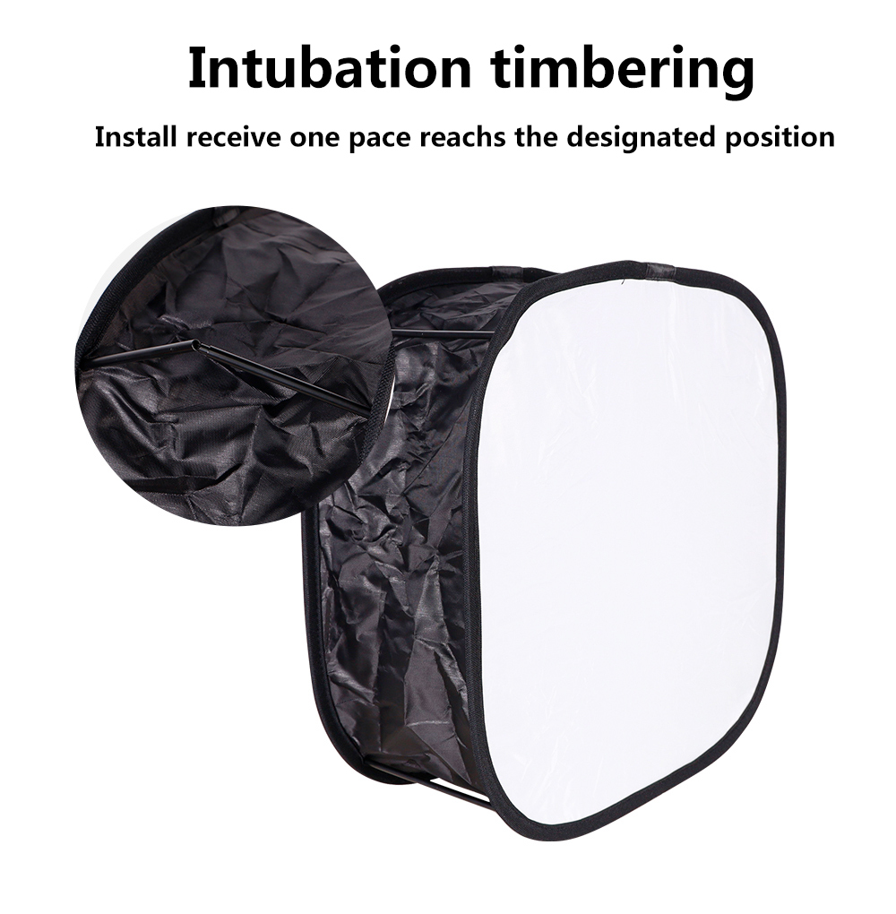 23*23 dyfuzor Softbox dla YONGNUO YN600L II YN900 YN300 YN300 III IV płyta światła doprowadziło robić kamery składany miękki filtr