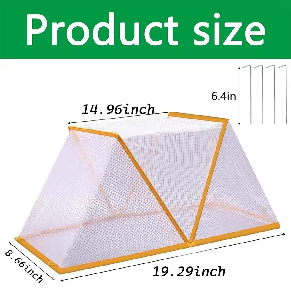 Row Accelerator Greenhouse Accelerator Cover Foldable Protect Plants Plant Protector Reusable Plant Net Cage