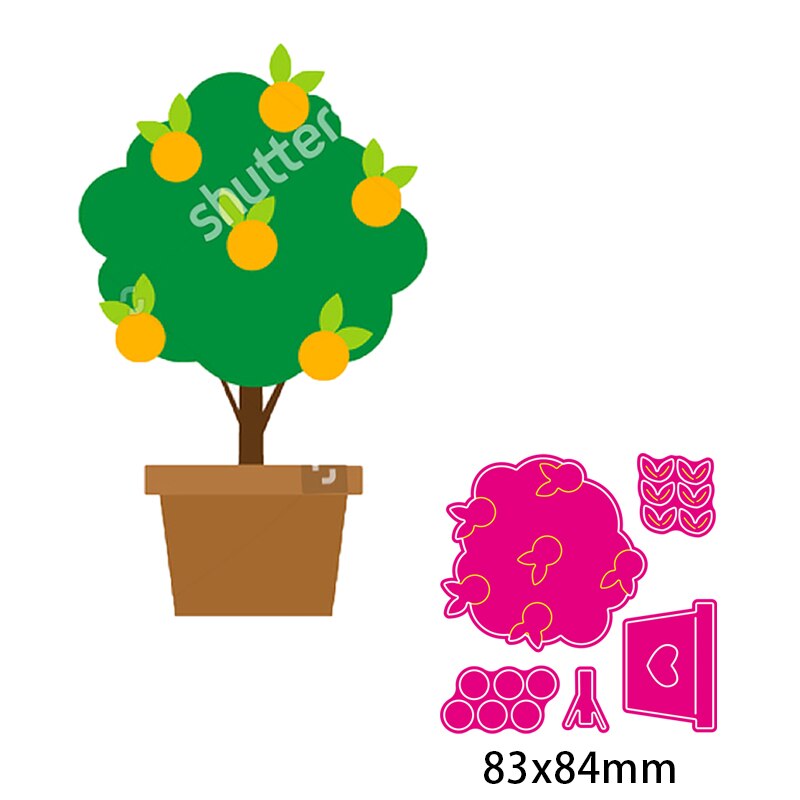 17 sorters krukväxt blommor gräs kaktusblad metall skär stansar bonsai aloe stencil för gör-det-själv scrapbooking kort dekoration: 10