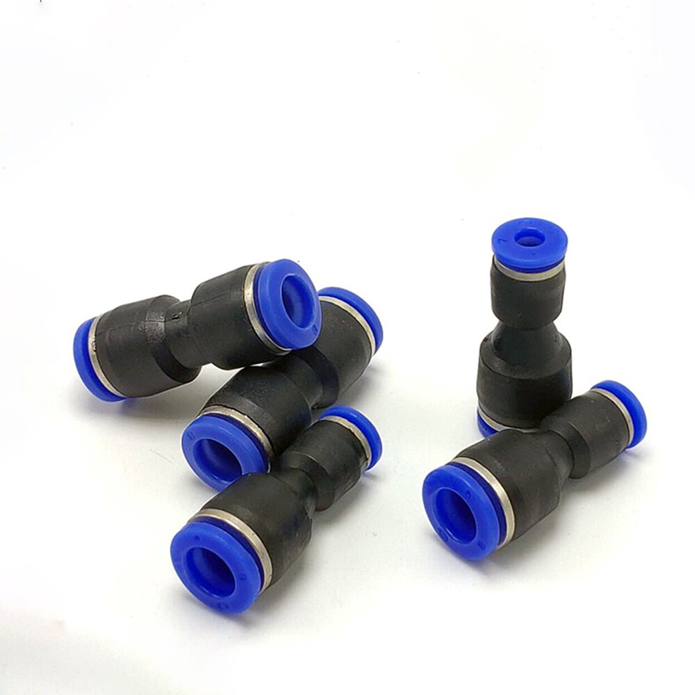 PU PG pneumatic connector air water hose variable diameter straight air quick connector plastic connector 4 6 8 10 12 14 16mm
