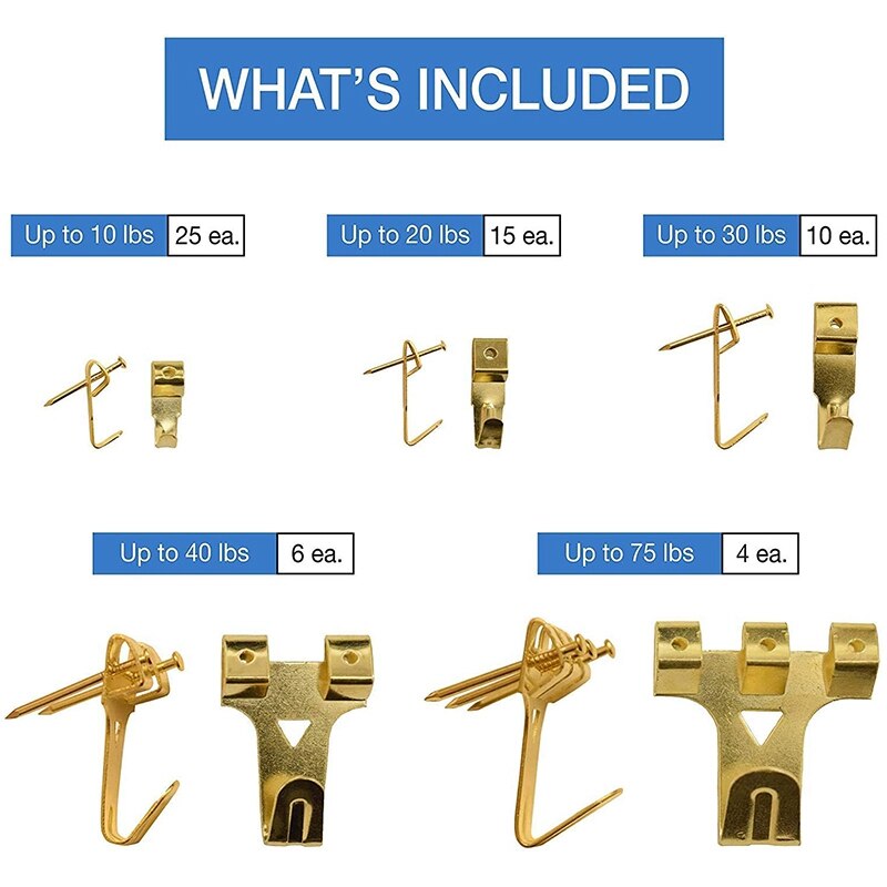 231 Pcs Assorted Picture Frame Hangers with Hooks, Nails, Hanging Wire, Saw Tooth, D Ring, Screw Eyes and Bubble Level