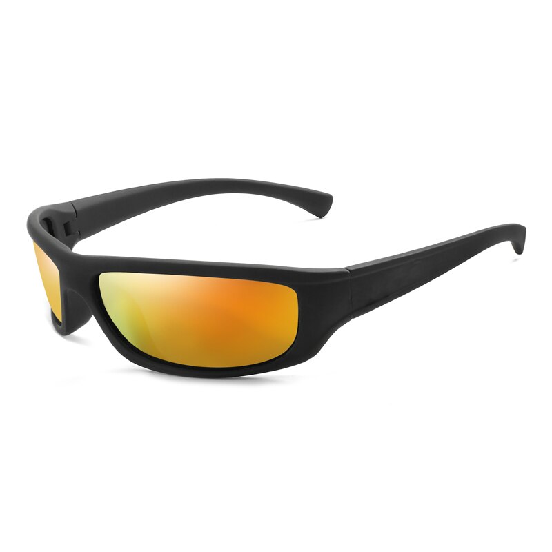 Sport Gepolariseerde Zonnebril Polaroid Zonnebril Goggles UV400 Winddicht Zonnebril Voor Mannen Vrouwen Vissen Retro De Sol Masculino: KP1039-C4
