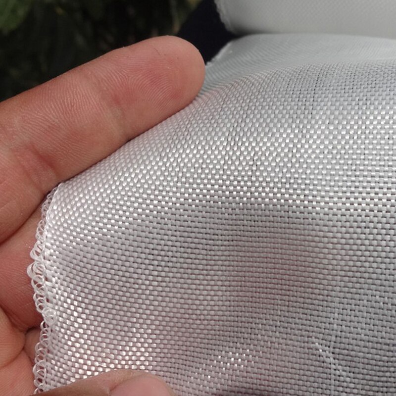 1 Roll White Fiberglass Cloth Tape High-strength Glass Fiber Fibrous Belt Resistant High Temperature 9 Sizes Home Supplies