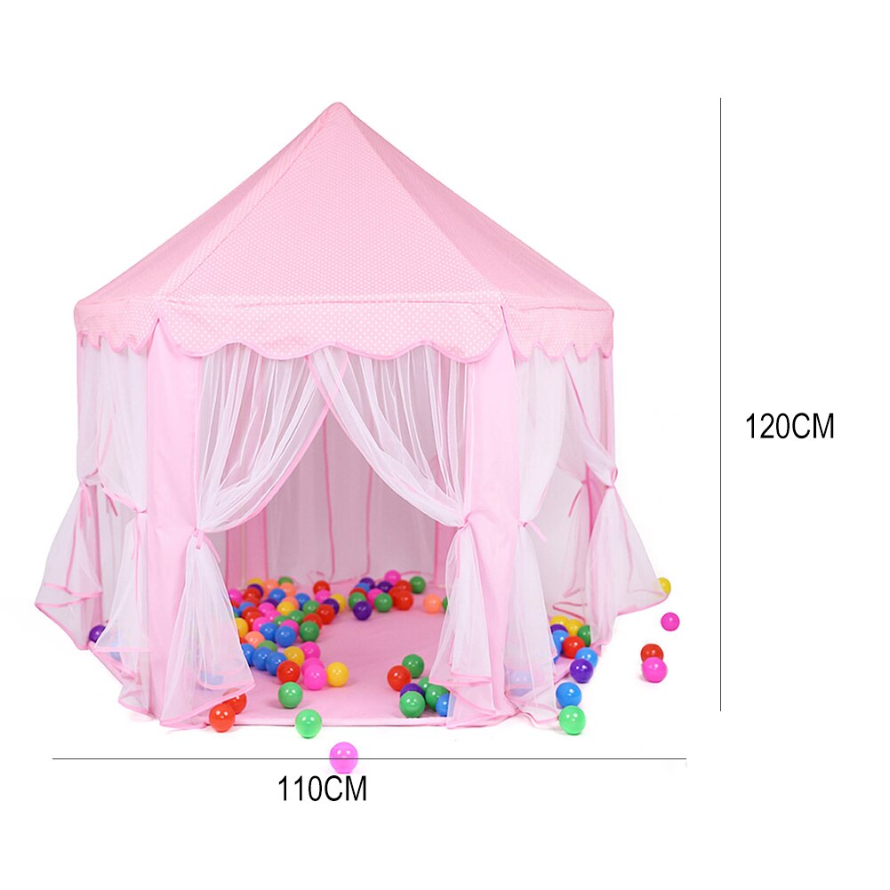 Baby Play House gioco tenda giocattoli Baby Princess Castle Kid's Ocean Ball Pit Pool tenda da gioco pieghevole pieghevole portatile tende Teepee