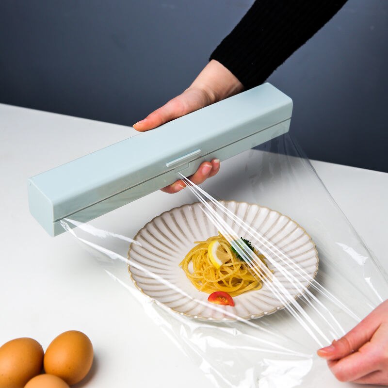Coupe-Film alimentaire, boîte de découpe de Film plastique spécial, fournitures de rangement de cuisine, produit ménager, matériau PE, nécessités quotidiennes