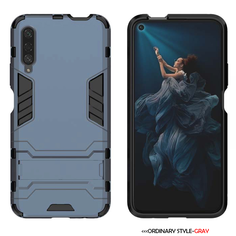 Case Voor Huawei Honor 9X Pro Premium STK-LX1 HLK-AL00 HLK-TL00 Global Versie Shockproof Armor Siliconen Telefoon Case Cover Coque: ABS / Blauw