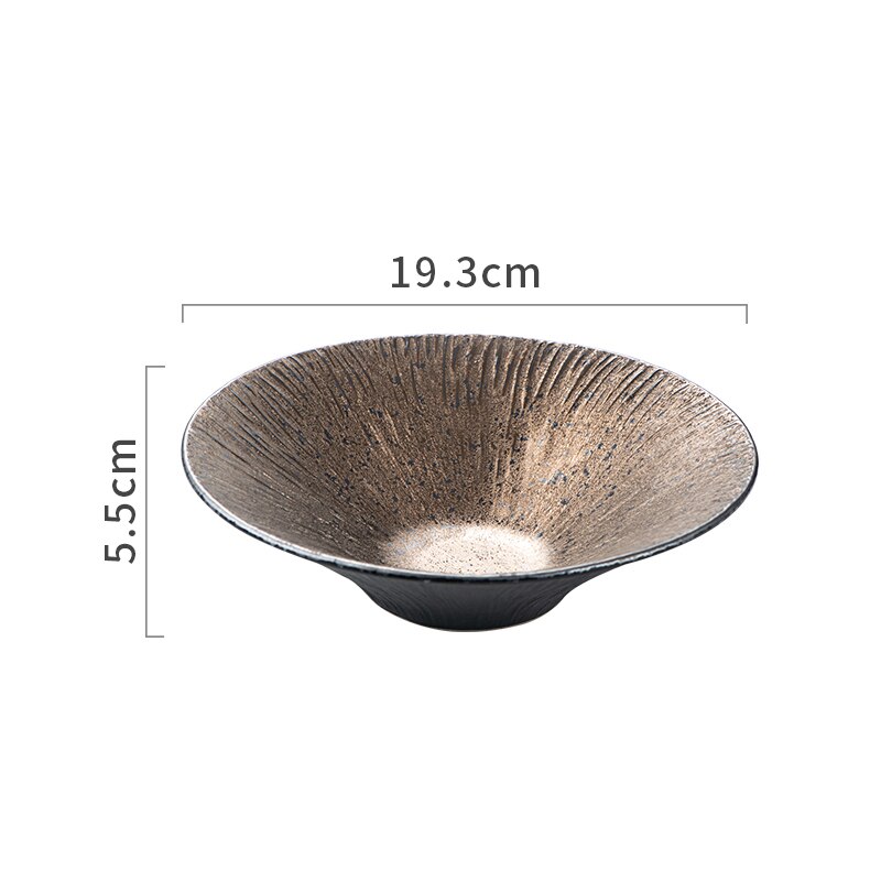 Keramische Fruit Salade Kommen Soep Wastafel Ronde Servies Koken Plaat Groente Bowls Creatieve Hotel Restaurant Snack Desserts Lade: 7.5 inch 3