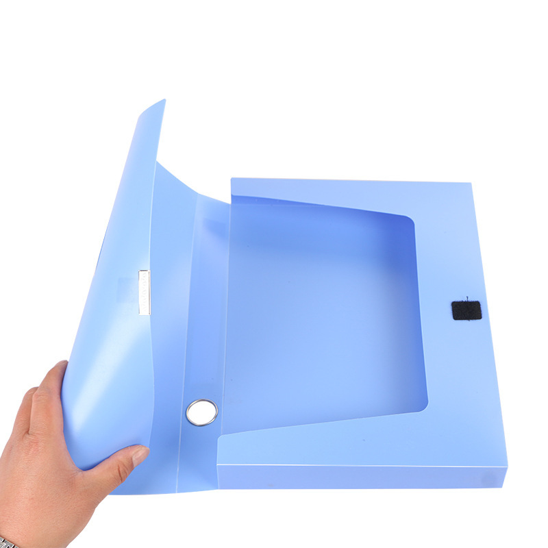 File box Office supplies 85c Plastic file box A4 file box data storage 3 inch large capacity: 2cm
