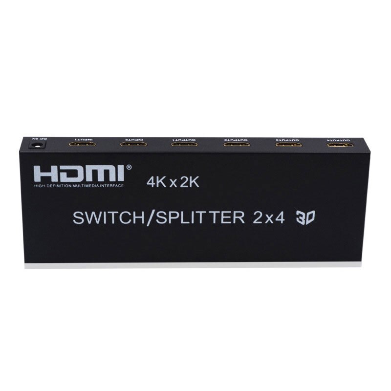 2x4 Switcher HDMI Port for PS3 PS4 for Xbox 360 PC DV DVD HDTV 1080P 2 Input 4 Output v1.4 4K HDMI Splitter/Switch