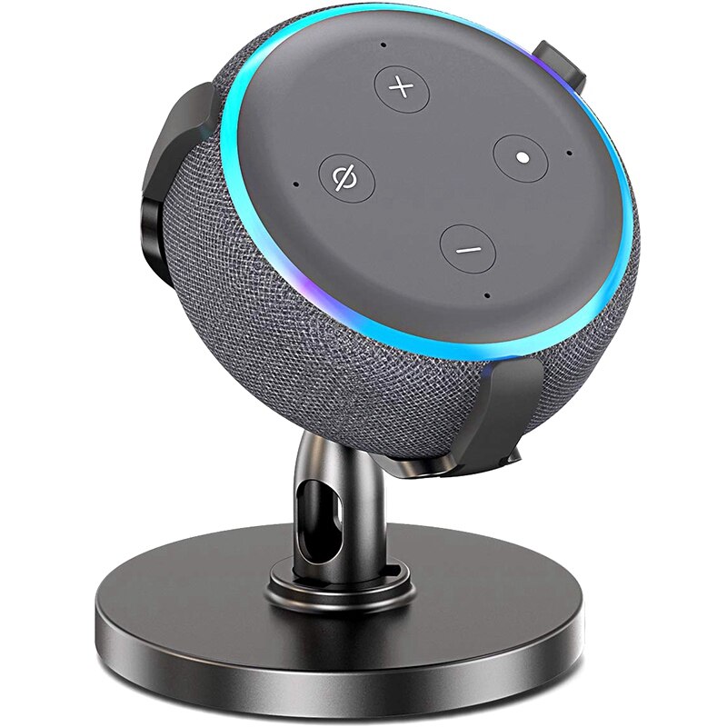 Table Holder For Echo Dot 3Rd Generation, 360° Adjustable Stand Bracket Mount For Smart Home Speaker, Improve Sound Visibility: Default Title