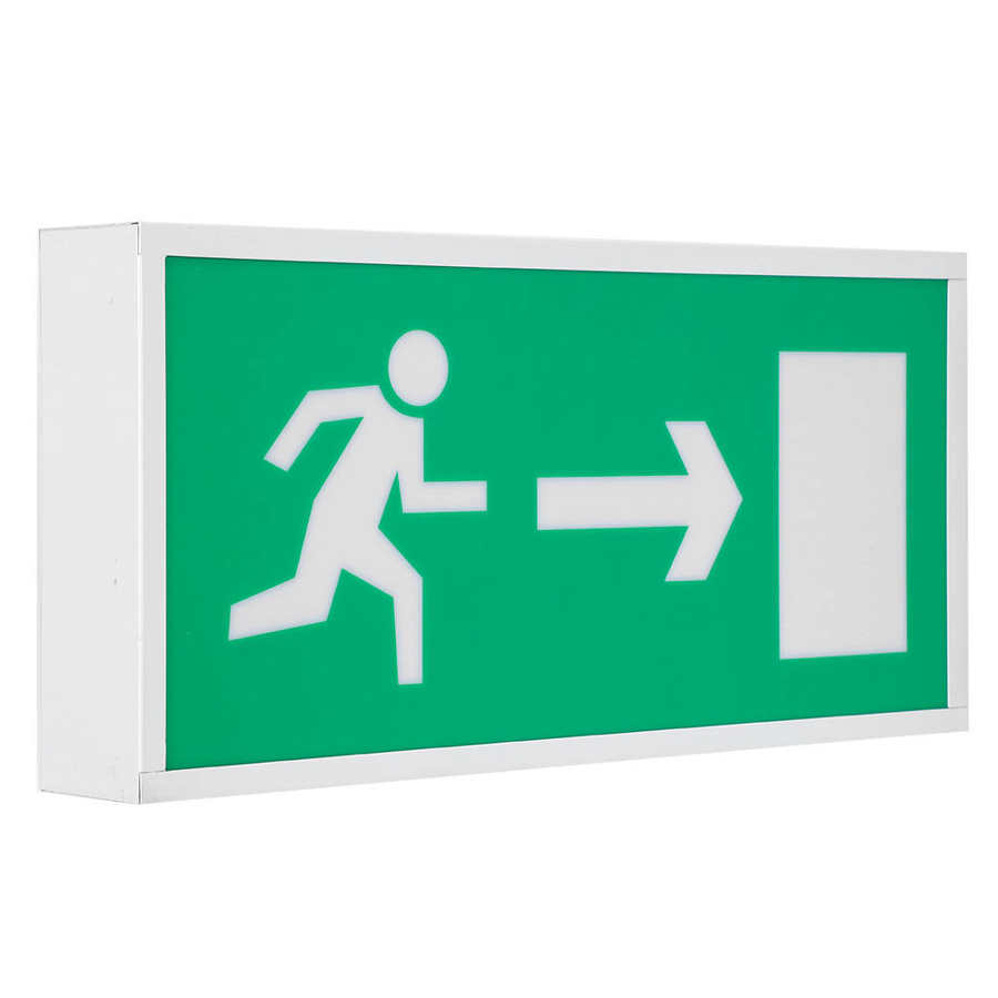 LED Safety Sign LED Emergency Sign Evacuation Sign Public Buildings for Hotels Entertainment Venues Supermarkets