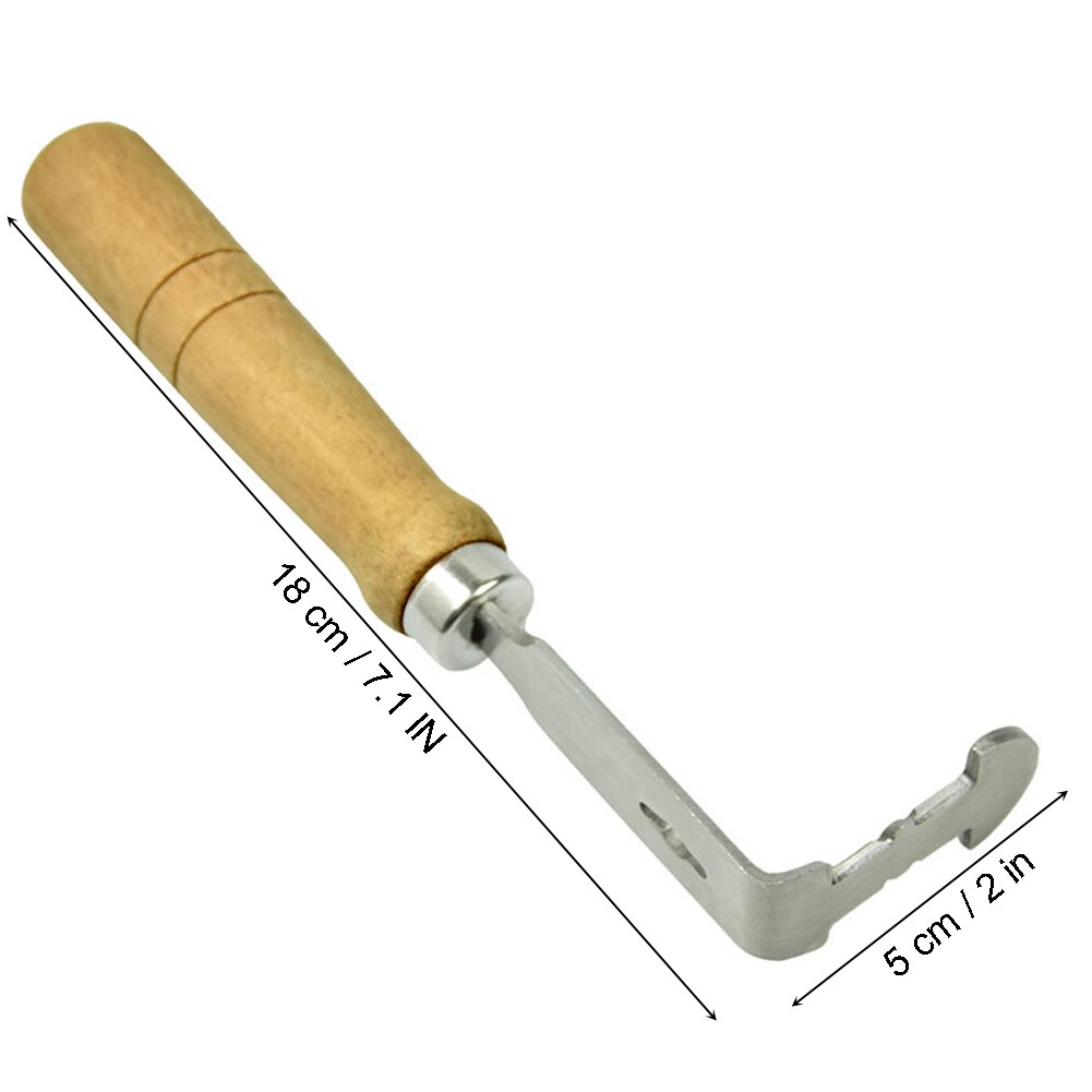 Garden Scraping Tool Stainless Steel Bee Honey Shovel With Wood Handle Beekeeping Supplies Gardening Accessories