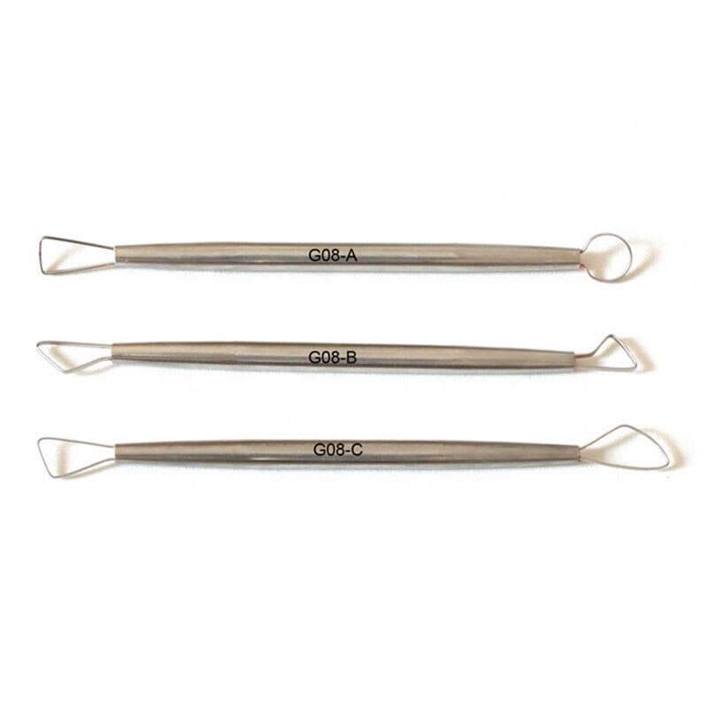 Stainless Steel Scraper Clay Sculpting Tool Carving Pottery Ceramic Tools Polymer DIY Accessory
