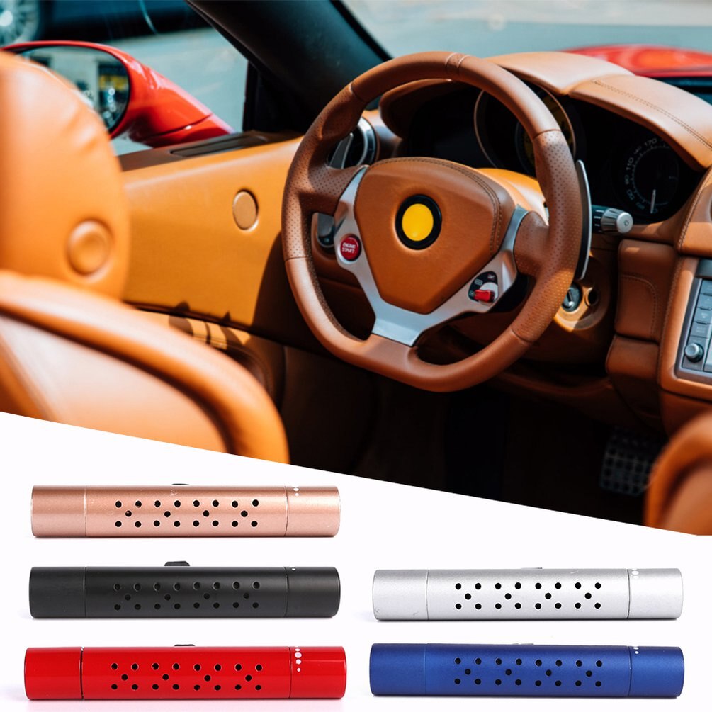 Car interior air freshener outlet aromatherapy fragrance car perfume solid car balm air conditioner lasting fragrance