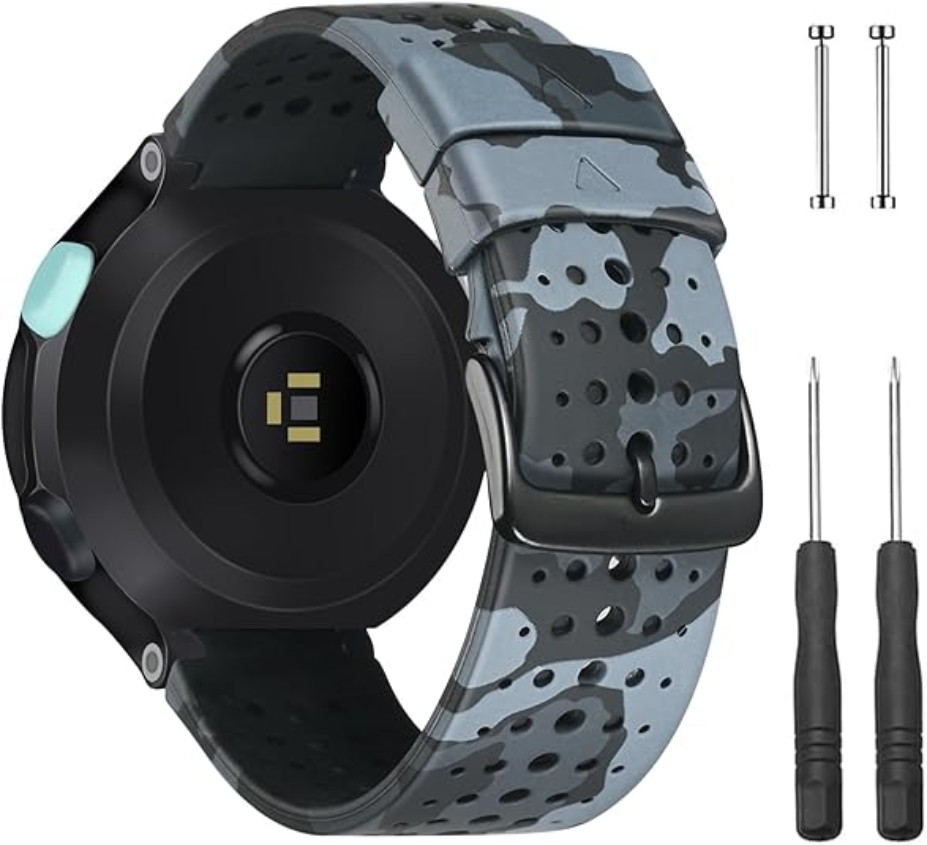 Correa deportiva de silicona para Garmin Forerunner 235 220 230 620 630 735XT, accesorios de pulsera