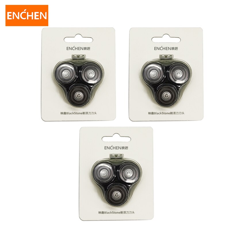 Xiaomi Enchen, repuesto de cuchillas de afeitadora para Enchen BlackStone 3D, maquinilla de afeitar para hombres: 3pcs