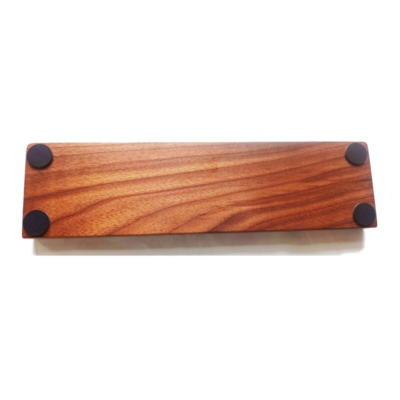 Walnut Wooden Mechanical Keyboard Wrist Rest Pad with Anti-Slip mat Ergonomic palmrest Gaming Support Hand Pad 67 87 Keys