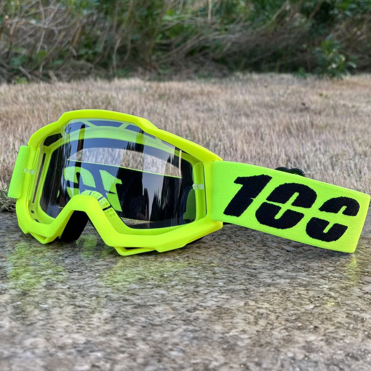 Motorcycle Goggles Cycling Equipment Glasses Outdoor Off-Road Ski Sport MX ATV Dirt Bike Racing Glasses Motocross Goggles Bike: Champagne