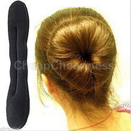 1x Hair Styling Magic Sponge Clip Foam Bun Curler Kapsel Twist Maker Tool Accessoires