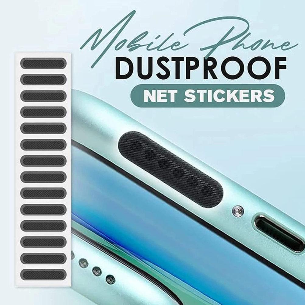 Mobiele Telefoon Stofdicht Netto Stickers Speaker Mesh Anti Dust Sticker Voor Telefoon Speaker (28 Korte + 20 Lange)