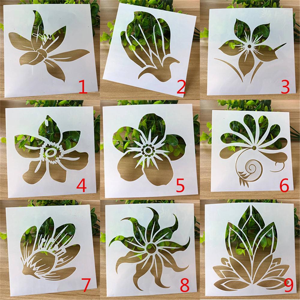 12 DIY Malerei Vorlage Hohl Graphics Home Wand Malerei Dekoration Sammelalbum Album Tagebuch Zeichnung Präge Schablonen