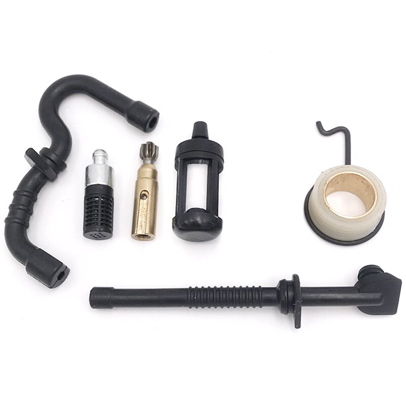 Oljepumpe snekkedrev drivstoffoljefilter slangesett for stihl  ms 180 170 ms180 ms170 018 017 motorsag deler 11236407102