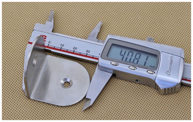 Stainless steel angle code 90 degree right angle code L-shaped angle code connector thickened angle code L-shaped bracket 5Pcs