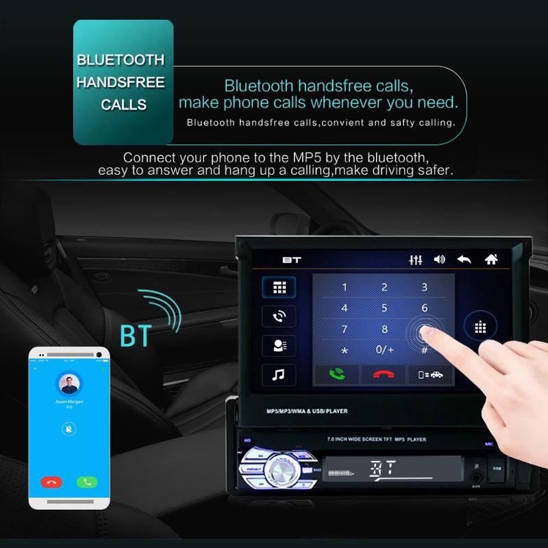 7'' SWM 9601G Upgraded Car Stereo MP5 Player GPS Navi RDS AM FM Radio+ Map MP5/MP3 Player Car Electronics