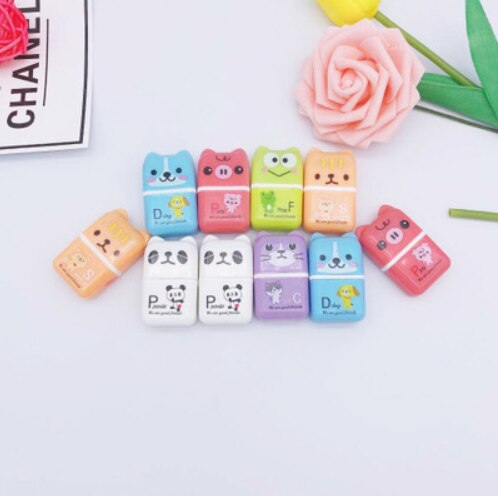 5 Stks/partij Macaron Rubber Gum Creatieve Kawaii Gum Potlood Voor Kids Koreaanse Japanse Briefpapier School Kantoorbenodigdheden: random 1pc