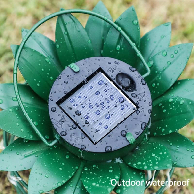 Zonne-ananaslamp, tuin, binnenplaats, waterdichte decoratieve koperdraadlamp, draagbare automatische energiebesparende ijzeren nachtlamp