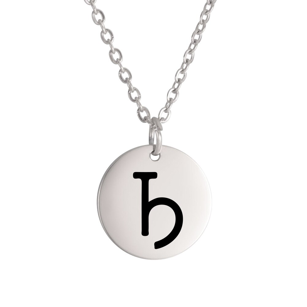 Dawapara Planeet Symbool Amulet Kleine Charme Ketting Jupiter Saturnus Pluto Neptunus Planetaire Alchemische Symbolen Roestvrij Staal