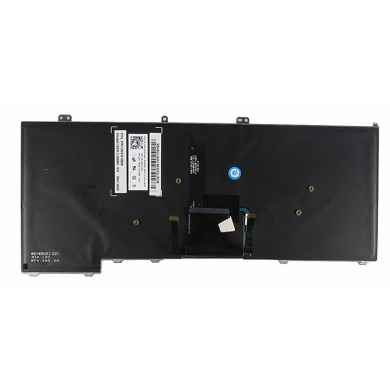 ! Teclado de ordenador portátil de color negro de ee.uu. para DELL Latitude E7440, E7420, E7240, E7420D, retroiluminación en inglés