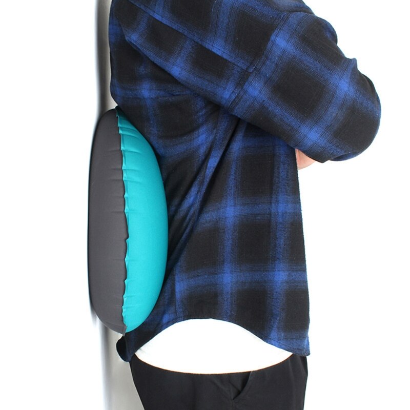 Portable Inflatable Pillow Travel Air Pillow Neck Pillow Camping Sleeping Gear 24BD
