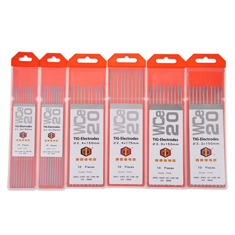 Tungsten Electrodes Tig Welding Electrodes Rod Tungsten Electrode For Tig Welding Torch WT20 WC20 Tig Rods