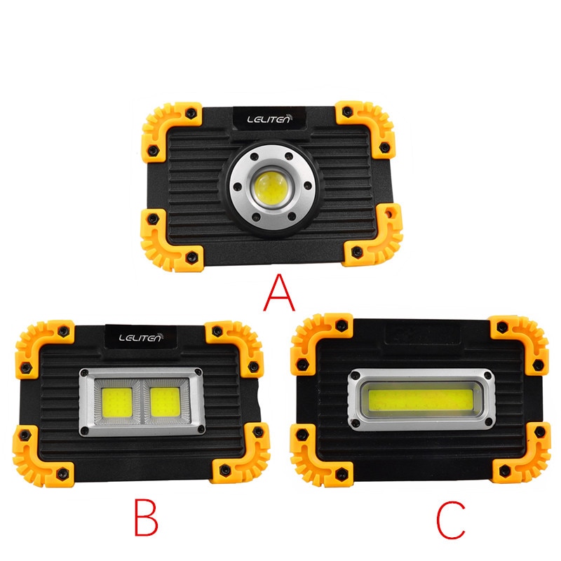 Usb genopladelig lommelygte bærbar cob led lommelygte udendørs jagt camping fakkel telt lanterne til 18650 or aaa batteri