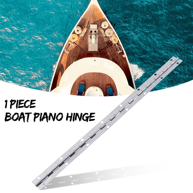 Båd klaver hængsel 304 rustfrit stål marine dør klaver hængsel dæk kabine 15 " x1 " til fartøjer/yacht båd tilbehør marine