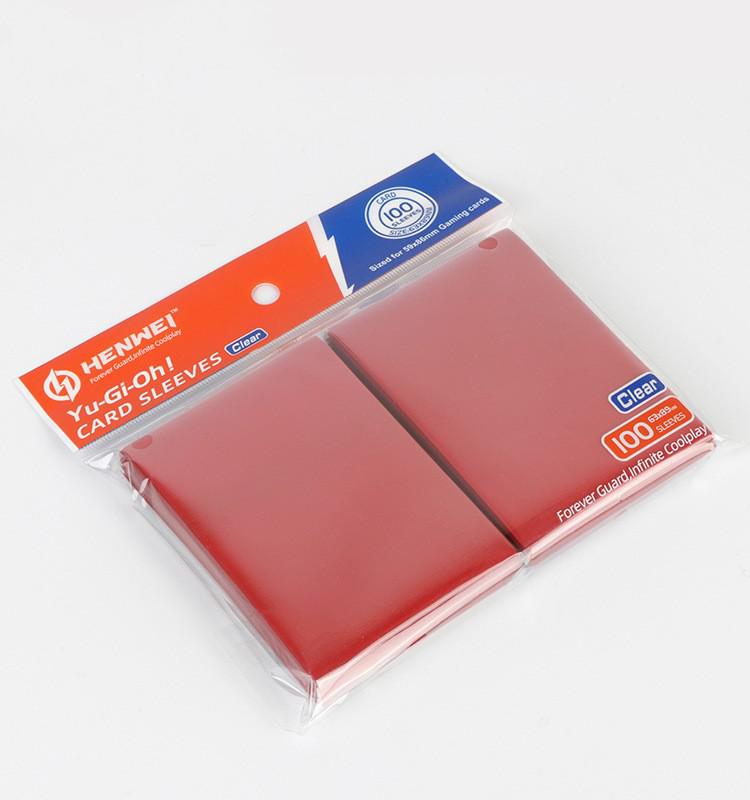 Matt Scrub Kleurrijke Backs Card Sleeves Kaarten Protector Voor Bordspel Kaarten Yugioh: Red 100 PCS