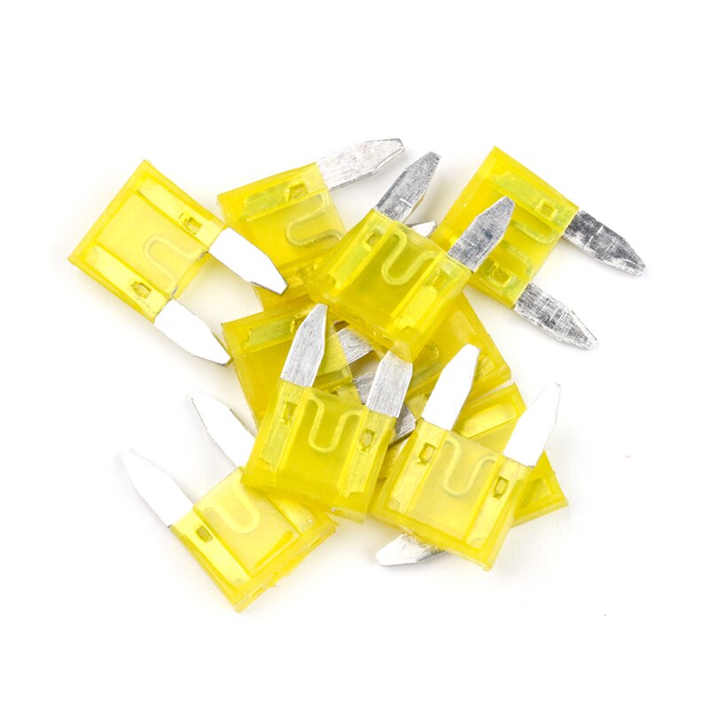 Fusible mixto de Mini cuchilla de 60 uds., aleación de Zinc y Material plástico, juego de 5/10/15/20/25/30 amperios para automóviles de tamaño pequeño, 6 colores
