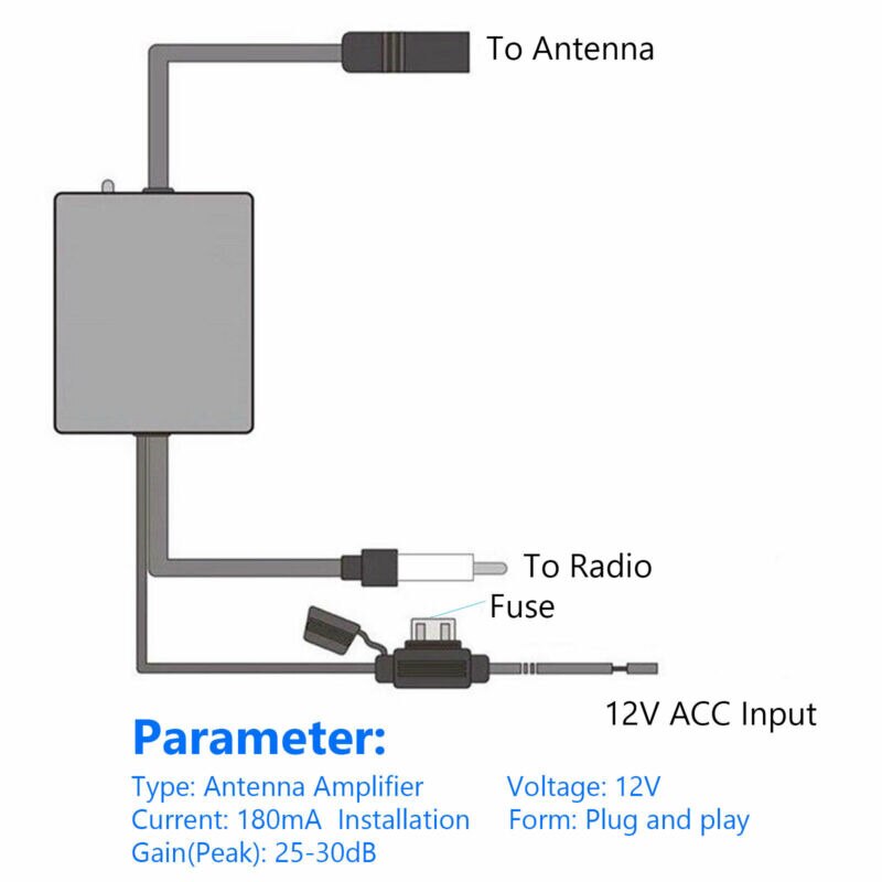 Radio Stereo Antenna Amplifier Booster For RV For ... – Grandado