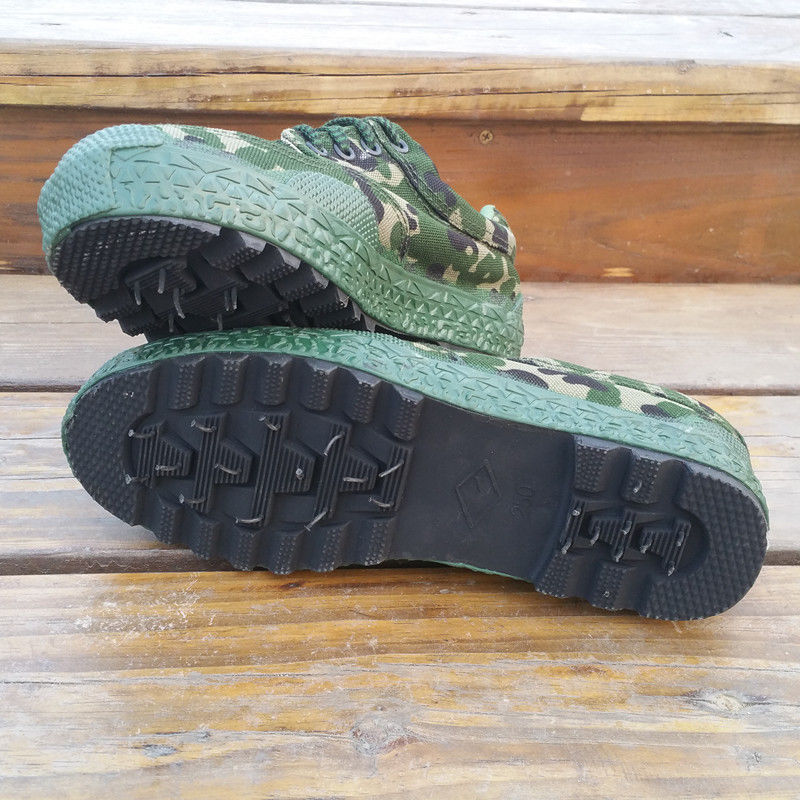 SURPLUS de chaussures de l&#39;armée chinoise PLA TYPE 65, bottes de CAMOUFLAGE d&#39;entraînement