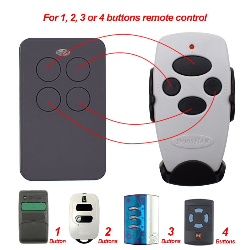 Klone multi-merke multi-frekvens 433/390/315/310/434.42/868 mhz garasjeport fjernkontroll rullende kode sender duplikator