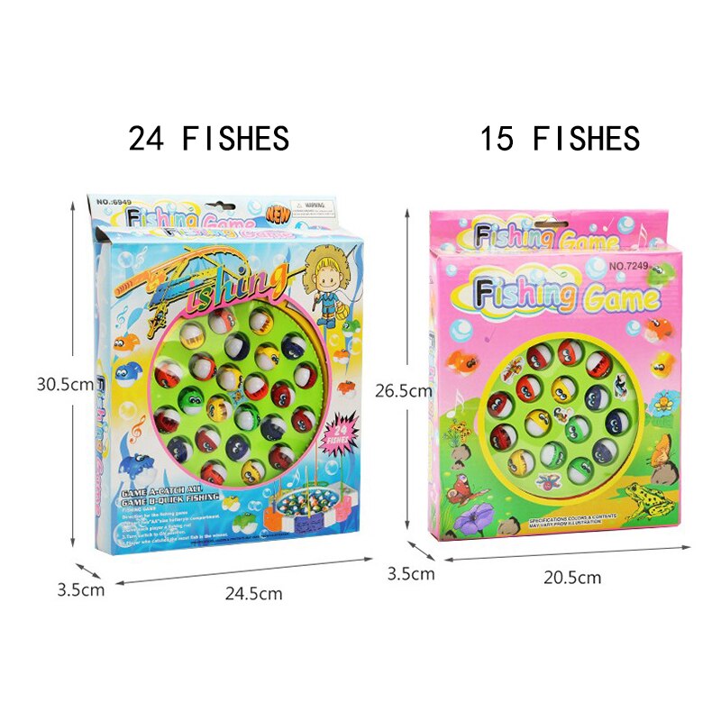 Coco Fishing Game Set – Musical Electric Rotating Pond with 26 Fish