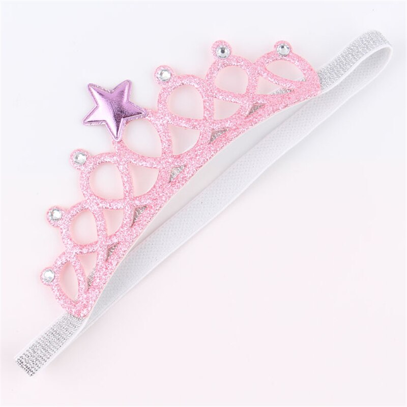 BalleenShiny Baby Rose Flower Crown Headband Colorful Lovely Children Kids Birthday Hair Band Photo Prop Hair Accessories: E