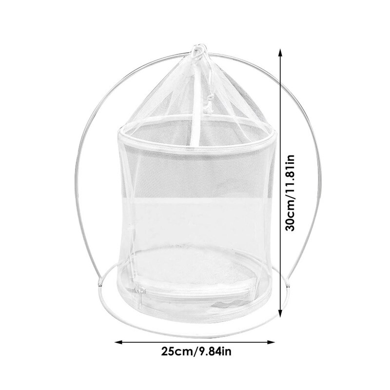 Collapsible Insects Breeding Protective Cage Mesh Bug Terrarium Convenient Observation Durable Butterfly Growing Cages